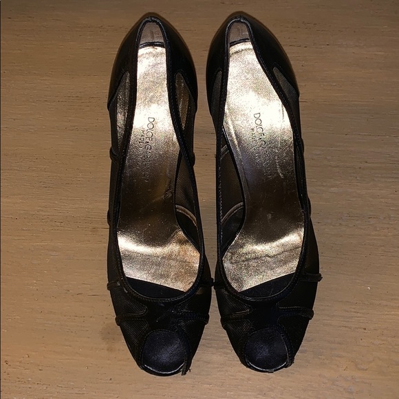 DOLCE & GABANNA VERO CUOIO heels pumps Size 5.5 - Picture 1 of 8